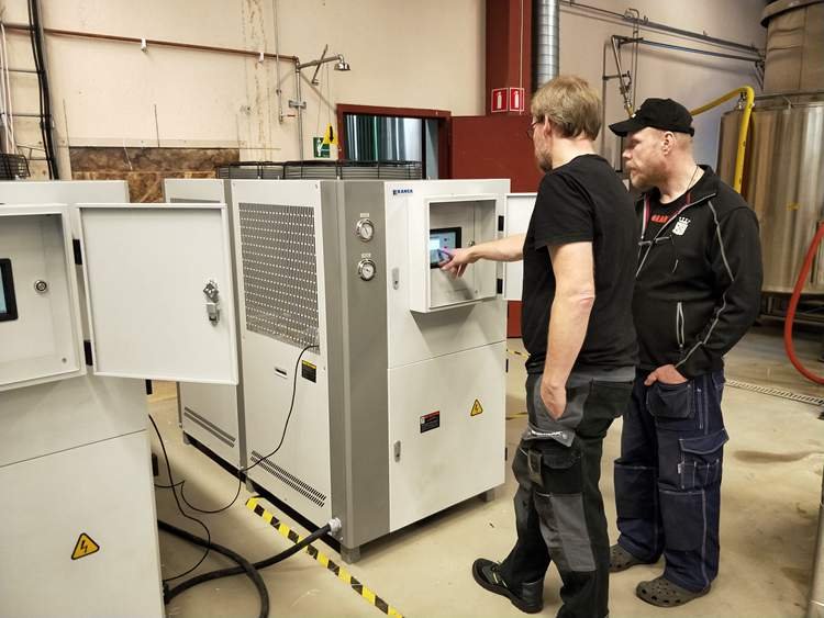 Glycol Water Chilling System for Microbrewery